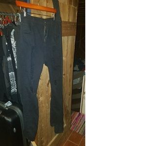 Distressed Black Jeggings (Free with Purchase)